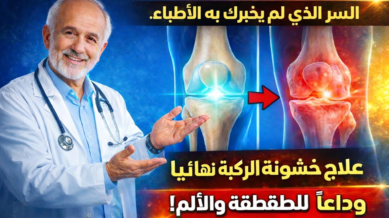 السر المخفي لعلاج خشونة وطقطقة الركبة بشكل نهائي، ما لم يخبرك به الاطباء