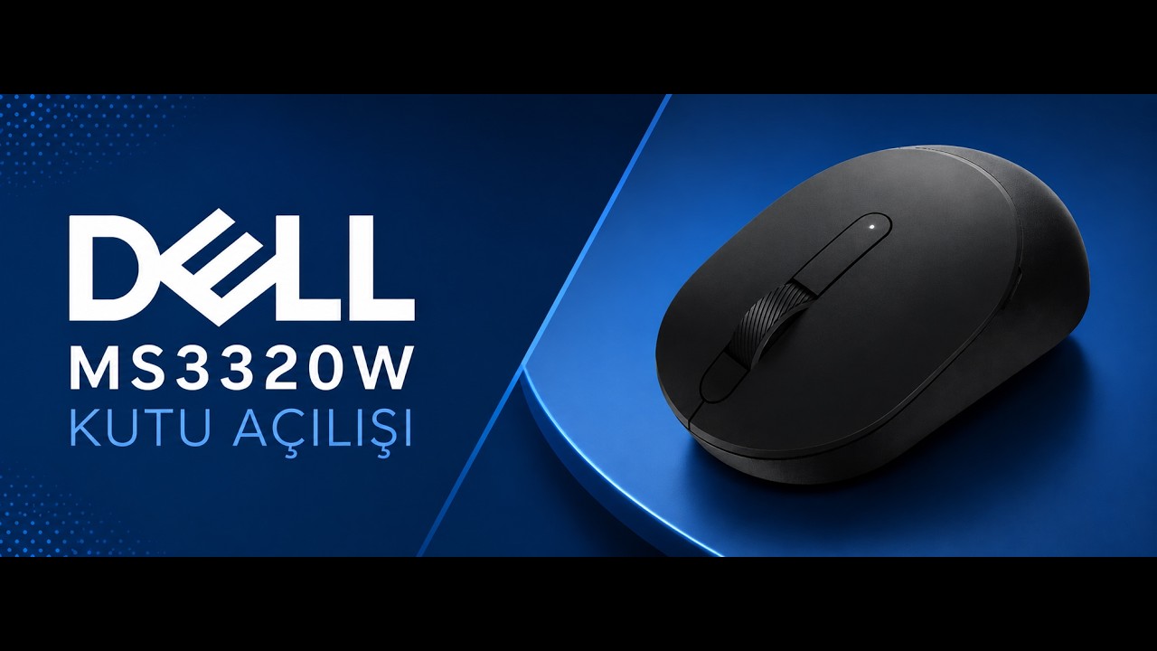 Dell MS3320W Kablosuz Mouse Kutu Açılışı