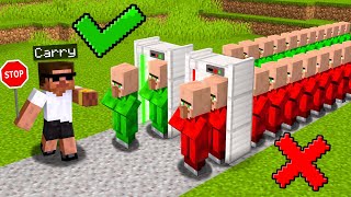 I SCANNED the VILLAGER WITH X-RAY To Find Secret Treasure in Minecraft.. screenshot 5