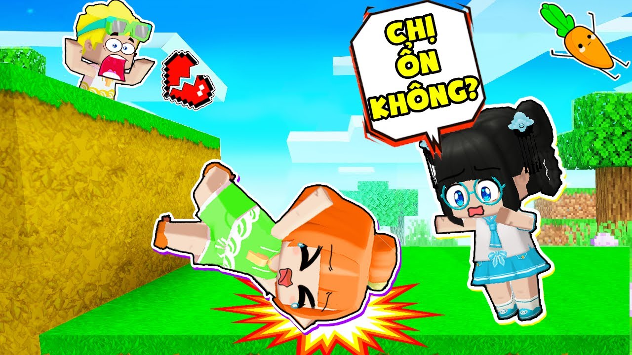 Kamui và Mèo Simmy Parkour Nhưng Chỉ Có 1 MÁU Trong Mini World