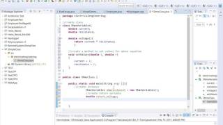 Celebrity Java- SimpleClass (with parameter taking method) example using Ohms Law Net Worth