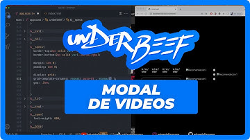 🟣Underbeef: Programando la Modal de Vídeos en HTML, SCSS y TypeScript | Eduardo Fierro Pro