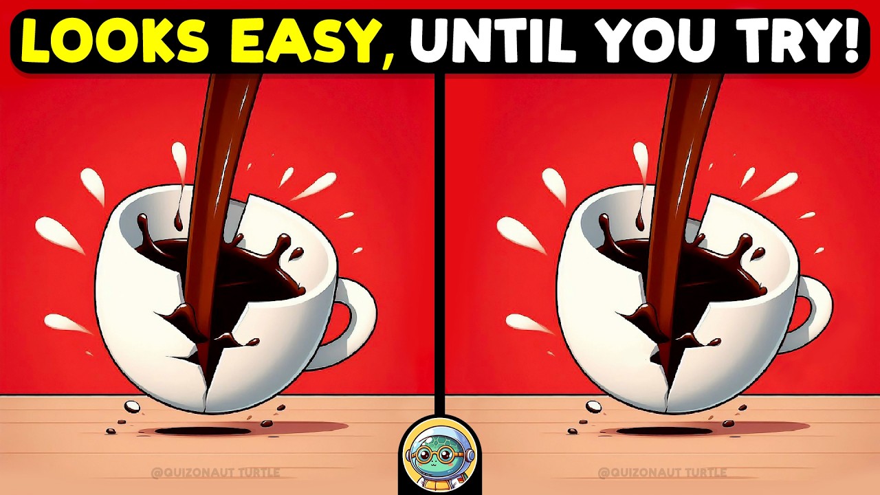 🐢🧩 Spot 3 Differences | Sharpen Your Focus 🧩🐢 | Quizonaut Turtle