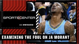 Did Jordan Poole break the PLAYER CODE for foul on Ja Morant | SportsCenter