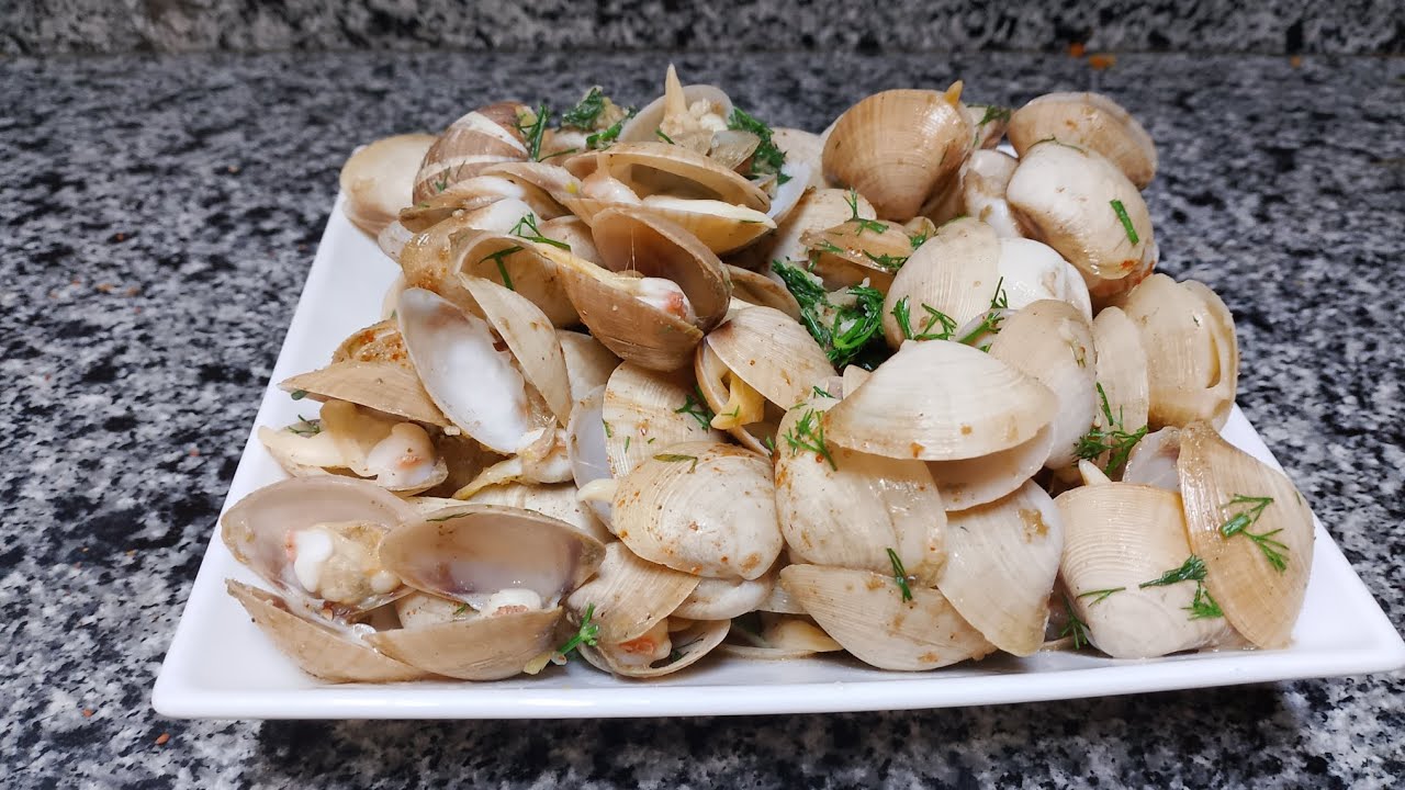 دلعي نفسك بوجبة فاخره بأقل مجهود ( محار ) بالليمون والشبت 