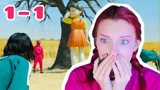 картинка: ИГРА В КАЛЬМАРА 1 сезон 1 серия  / Реакция на дораму!