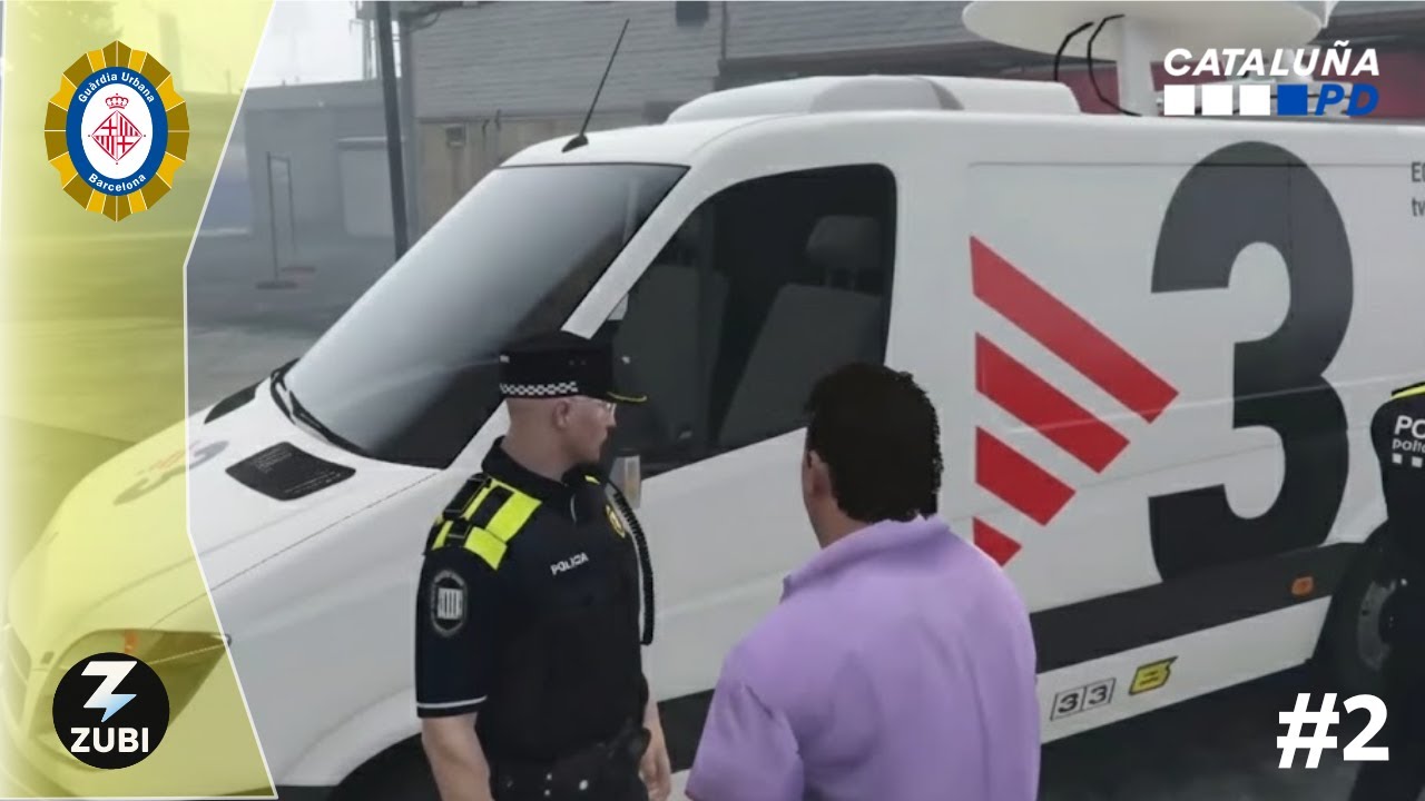 DETENEMOS A UNA FURGONETA POR MANIOBRA ILEGAL - CataluñaPD #2 | Zubi