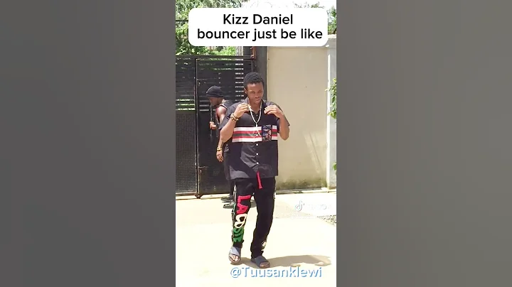 Kizz Daniel bouncer be like 😂😂😂 #shorts