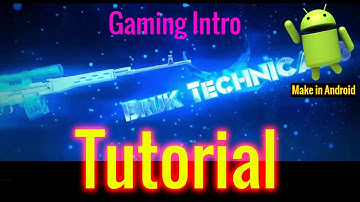 Tutorial: How to Make Gaming Channel intro in Android  || Intro Like Electro Ice Zard || EIZ
