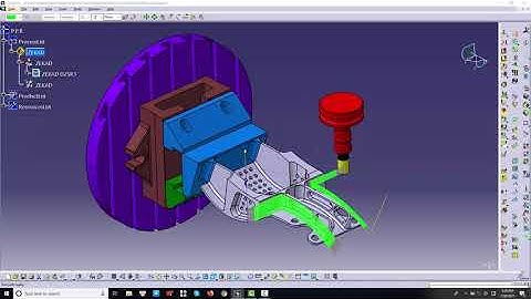SIMULATION 5 AXIS AEROSPACE BY CATIA V5R28