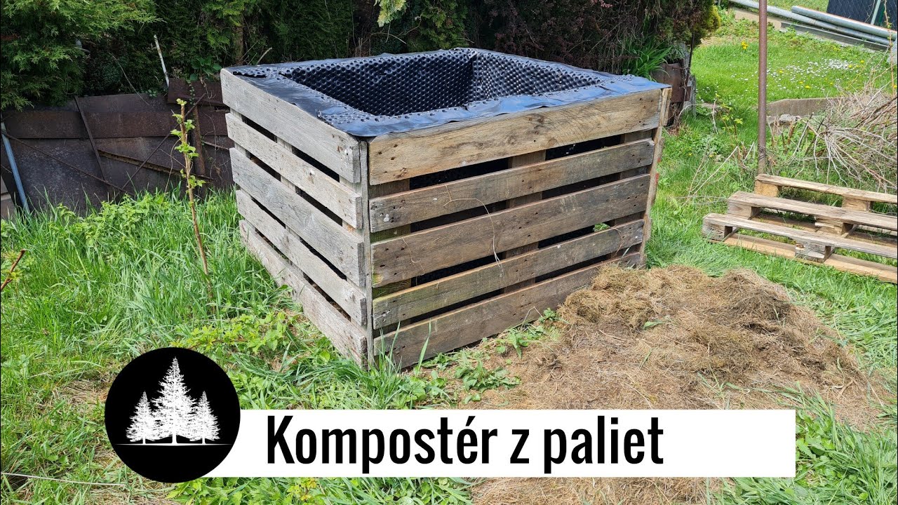 Ako si vyrobiť kompostér z paliet.