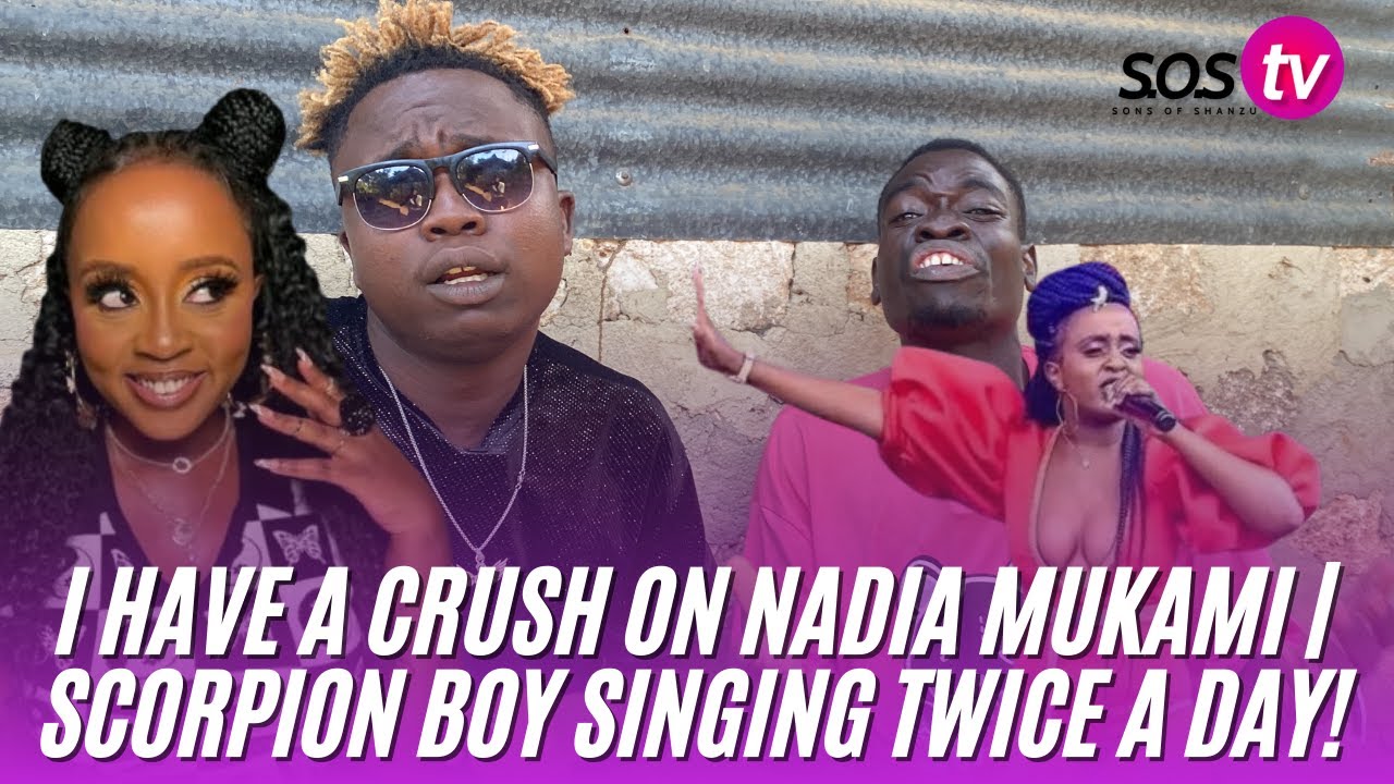 I Have a Crush on Nadia Mukami  | Scorpion Boy Serenades Manyota Nyota Fulani, Singing Twice a Day!