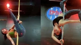 Dewi persik pole dance tolong fokus yah!!!