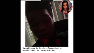 COI LERAY CLAPS BACK AT ROLLING RAY FOR HIS CLAIMS AGAINST HER USING HIS WORD ‘PURRR’