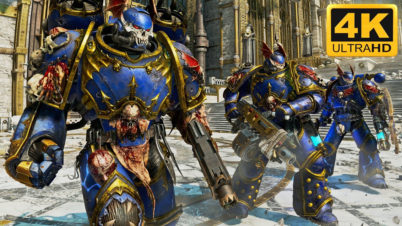 3 NIGHT LORDS vs TYRANID SWARM - Warhammer 40k: Space Marine 2 (4K, Mod ...