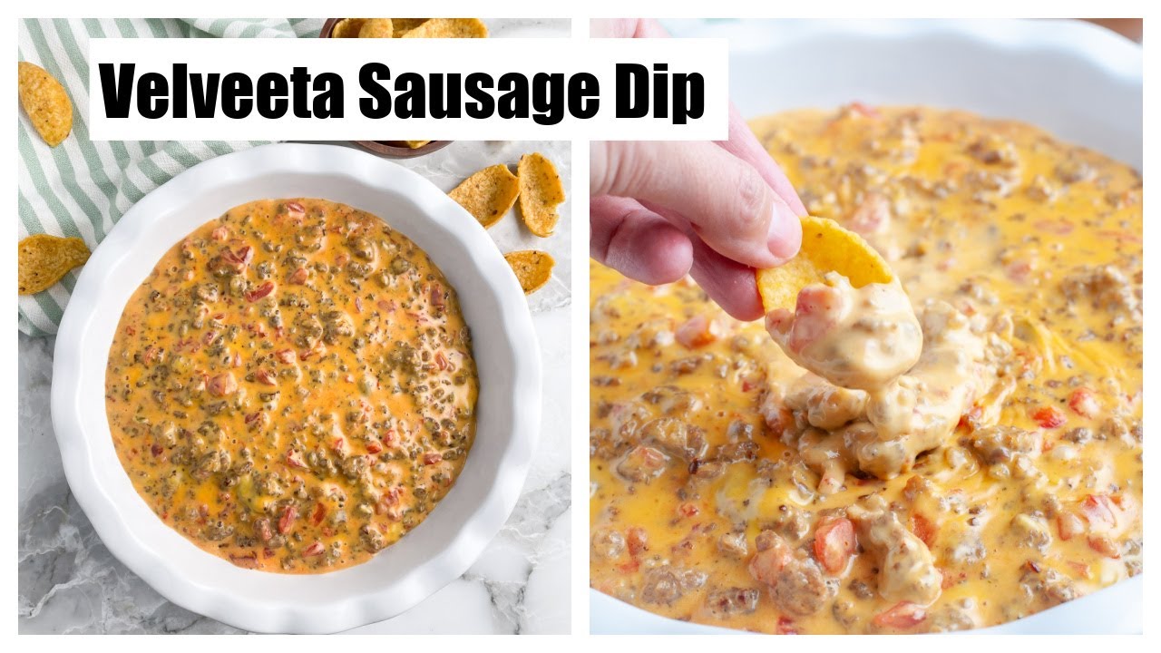 Velveeta Sausage Dip YouTube