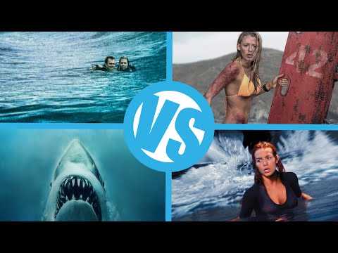 Jaws VS The Shallows VS Deep Blue Sea VS Open Water : Movie Feuds ep172