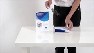 Acrylic Magnetic Photo Block Double Sided Print Holder Ad7