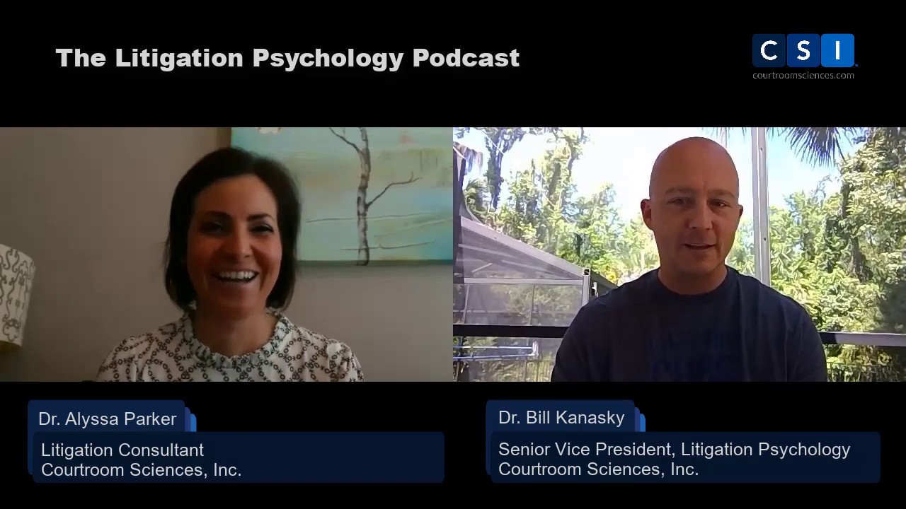The Litigation Psychology Podcast - Episode 23 - Dr. Alyssa Parker on trucking litigation challenges