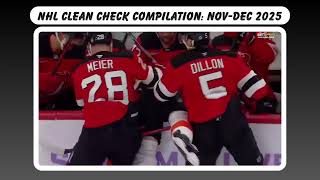 Clean checks compilation - NHL regular season Nov/Dec 2025
