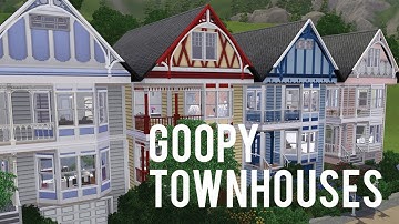 The Sims 3 Speed Build—Goopy Townhouses—Part One
