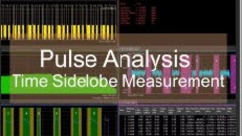 Pulse Analysis with VSA 2020 Release #06: Time Sidelobe