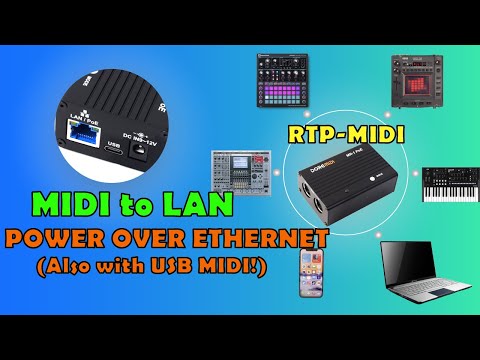 【DOREMiDi】RTP-MIDI with Power over Ethernet - (New MR-1 PoE)
