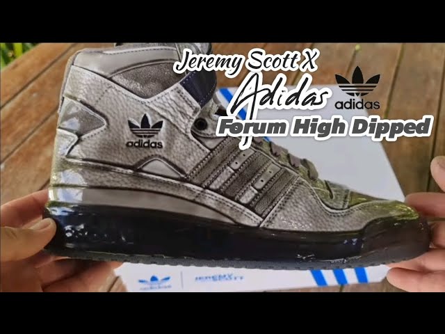 adidas JEREMY SCOTT FORUM DIPPED ディップ 箱付 Adidas Jeremy Scott Forum Dipped High - Unboxing/Detailed