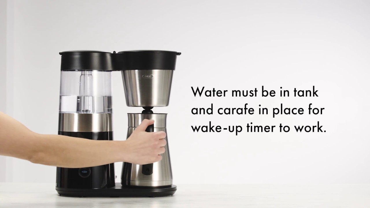 How to Set the Wake-Up Timer on the OXO Brew 9-Cup Coffee Maker 