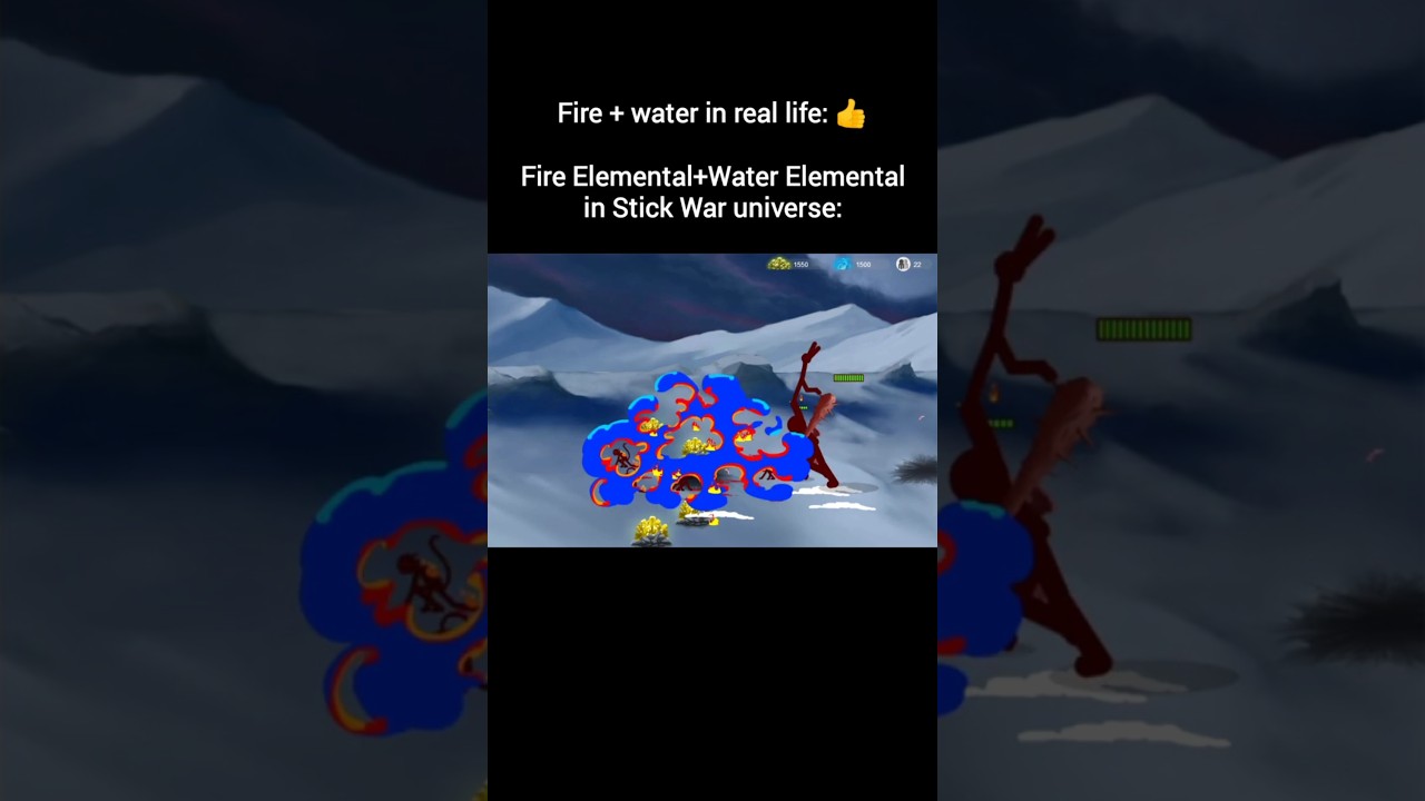 Fire Elemental + Water Elemental =... 
