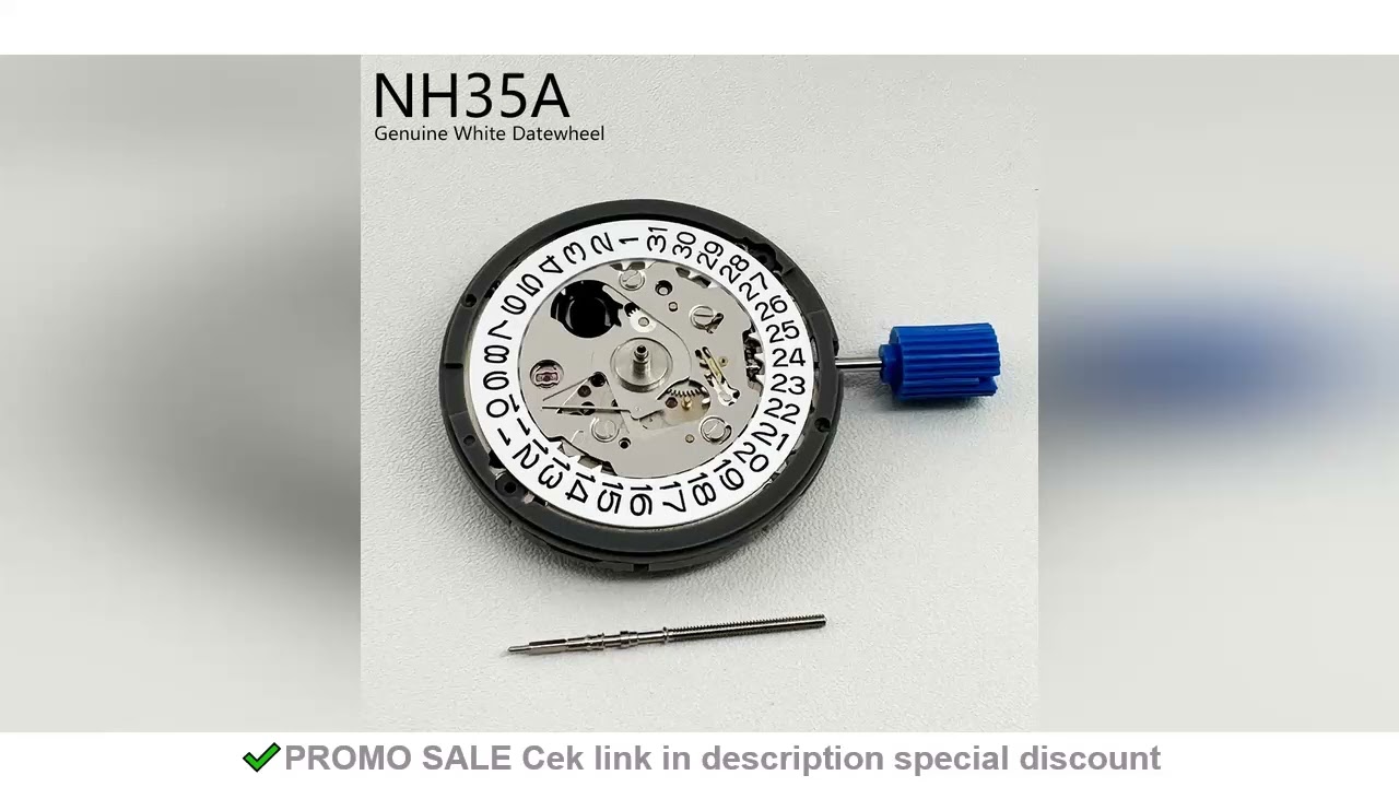 Japan Genuine NH35 Mechanical Movement Tmi Version NH35A High Accuracy 24 Jewels White 3H Datewheel