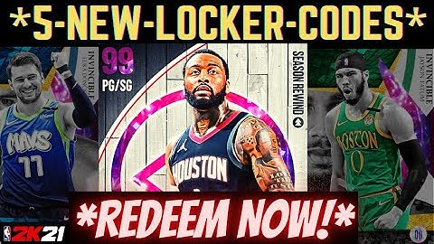 NBA 2K21 Locker Codes | Locker Codes 2K21 | 5 My Team Locker Codes| 2K21 Locker Codes | Next Gen