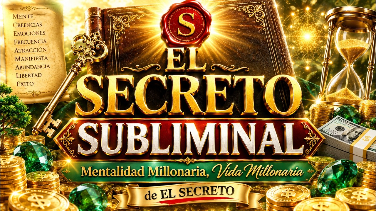 SUBLIMINAL de EL SECRETO para una Vida Millonaria ¡Escúchalo Diariamente!