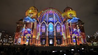 大阪・中之島「光のルネサンス」始まる　今年で１５回目  　市中央公会堂に「ウォールタペストリー」