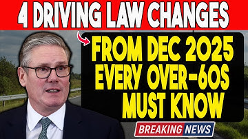 “4 Driving Law Changes Coming December 2025 Every Over-60 Must Know — Licence at Risk!”