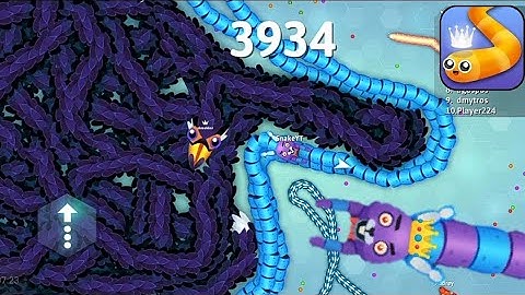 I Trapping Top 1 Giant Snake In Snake.Io! Epic Snakeio Gameplay