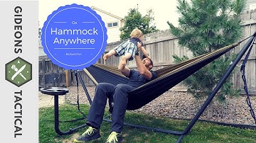 Making Life More Enjoyable! Free Standing Eno Double Nest Hammock