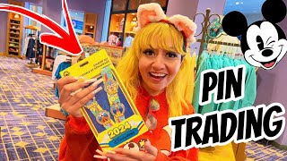 🔴Sunday Pin Trading CHALLENGE at Disneyland Resort