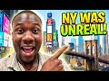 My trip to New York City was unreal