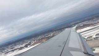 Takeoff Montreal for Toronto (4K) A319 | Air Canada 411