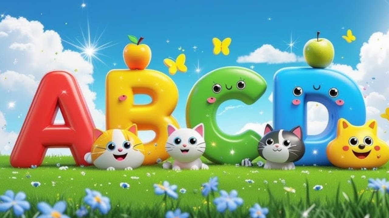 ABCD Song with Pictures | A for Apple B for Ball | Alphabet Learning for Kids | ABC for babies