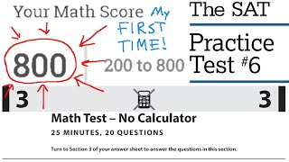 My First 800 (SAT Practice Test 6, Section 3)