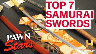 Pawn Stars: TOP 7 SAMURAI SWORDS