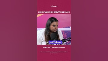 Dhananath Fernando & Dhewni Dias discuss the basics of corruption 💵 #srilanka #economy #corruption