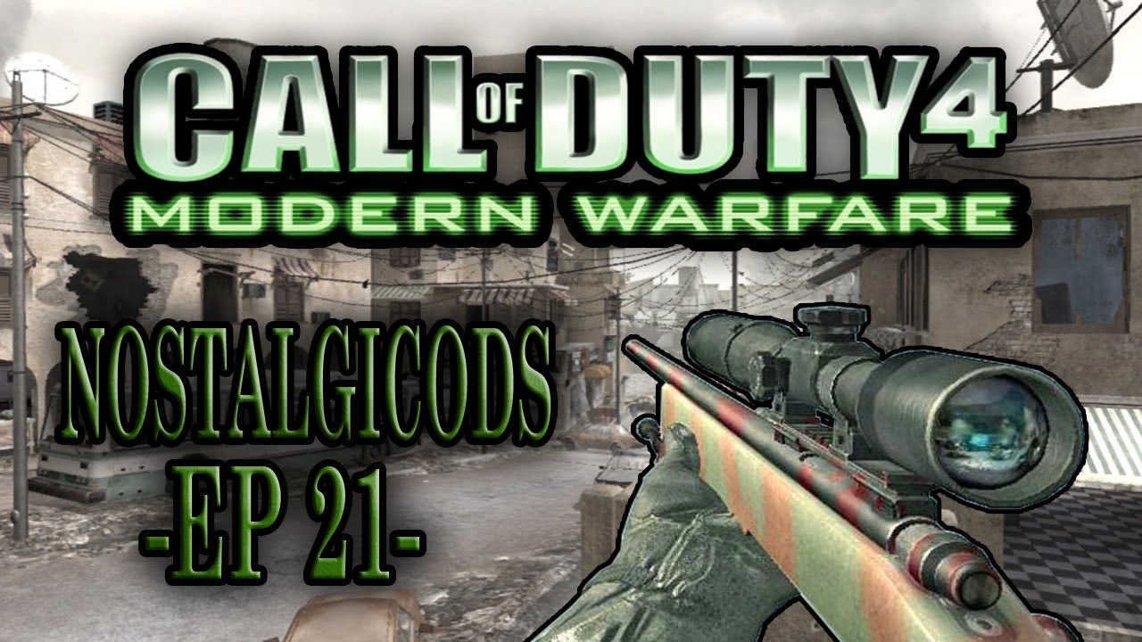 Sniper M40 Y Noticias - NostalgiCODs Ep 21 - Call Of Duty 4 - YouTube