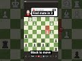 find mate in 3 black to move #chess #brilliantmove #blunder #checkmate #chesscom #chesspuzzle