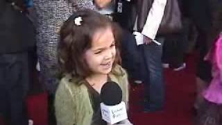 Bailee Madison - Bridge to Terabithia Premiere Interview 2 Details