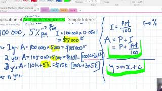 Arithmetic Progressions   Simple Interest