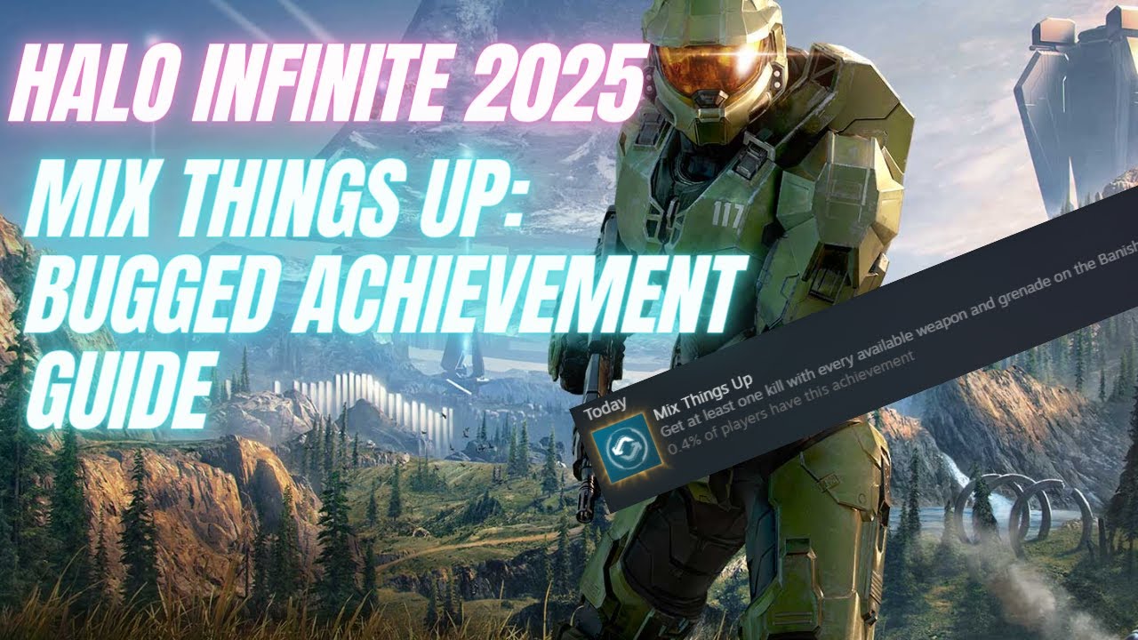 Исправление ошибки достижения «Mix Things Up» в Halo Infinite 2025