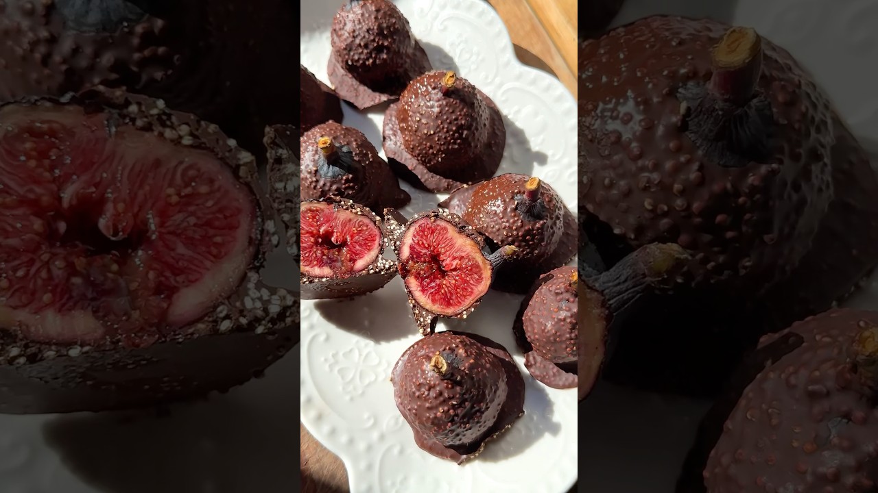 Crunchy Chocolate Fig Poppers! 